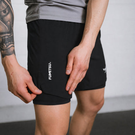 Fumetsu Origins Dual Layer Shorts Black