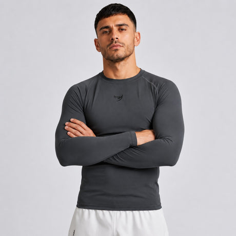Fumetsu Origins Long Sleeve Rash Guard Grey