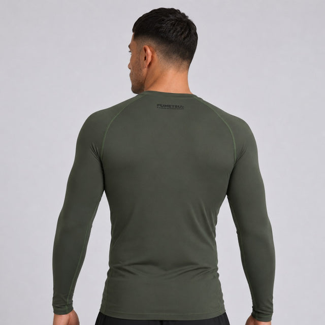 Fumetsu Origins Long Sleeve Rash Guard Khaki