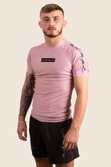 Adapt Jiu-Jitsu Mens Original Rash Guard Pink