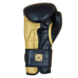 Pro-Box Pro-Spar Leather Boxing Gloves Black/Gold