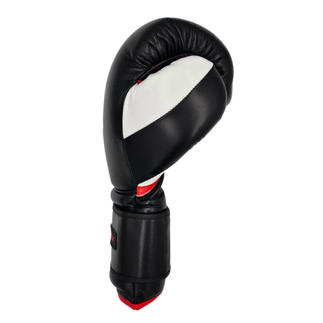 Pro-Box Pro Spar Leather Boxing Gloves Black/White