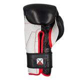 Pro-Box Pro Spar Leather Boxing Gloves Black/White