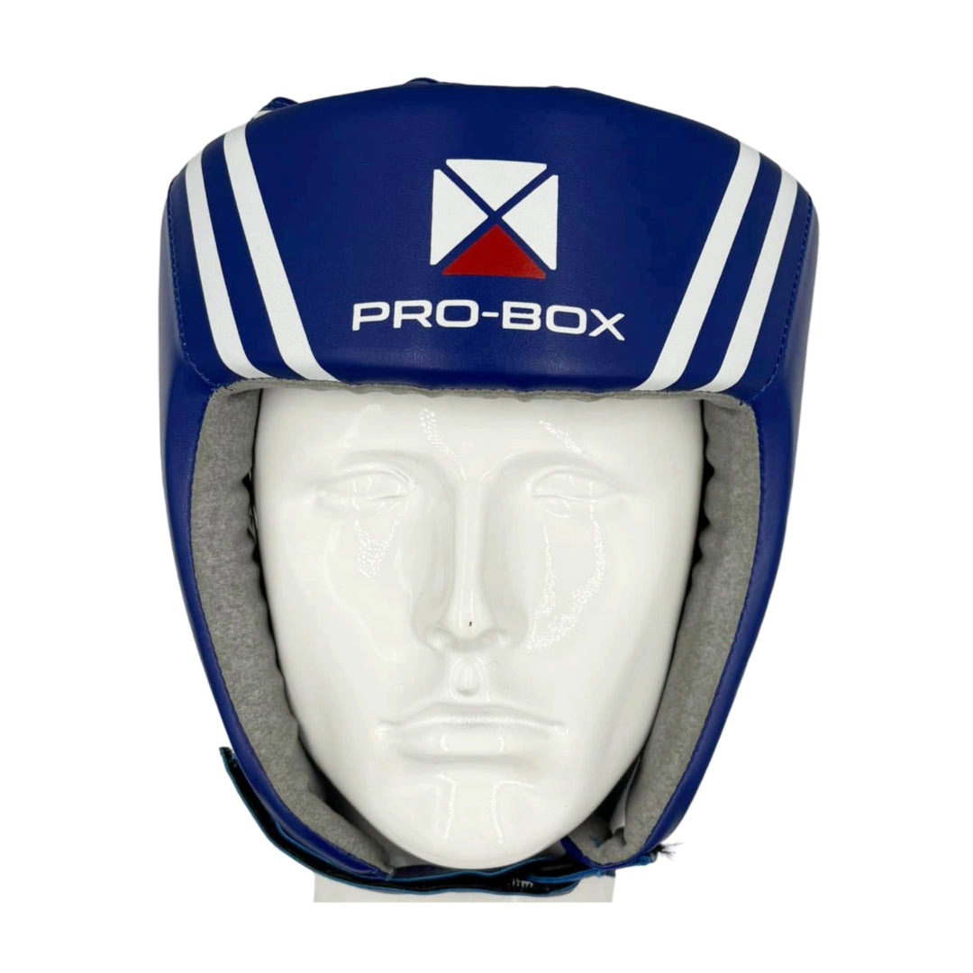 Pro-Box Club Essentials PU Head Guard Blue