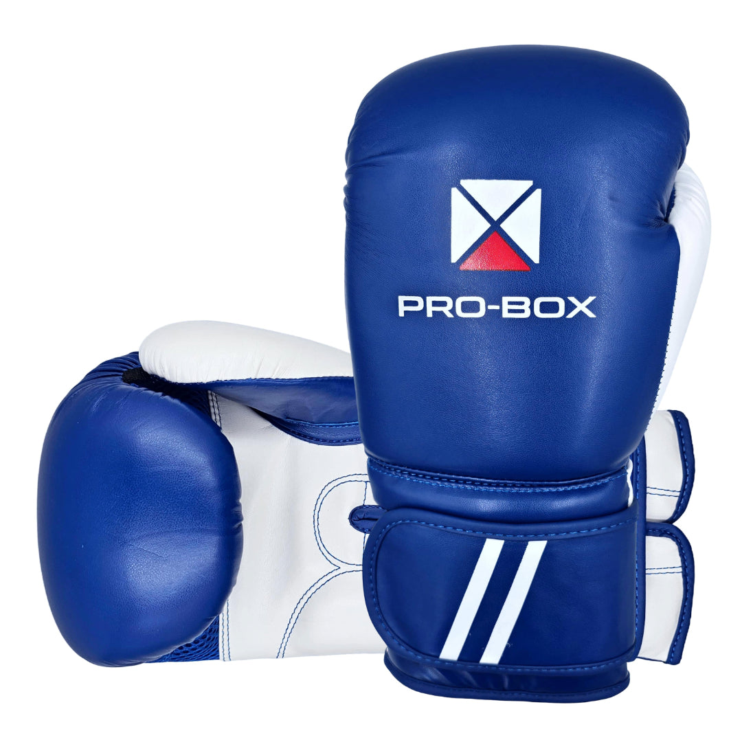 Pro-Box PU Essential Boxing Gloves Blue Junior