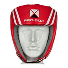 Pro-Box Club Essentials PU Head Guard Red Junior