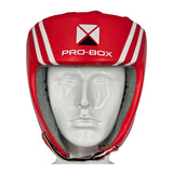 Pro-Box Club Essentials PU Head Guard Red Junior