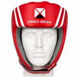 Pro-Box Club Essentials PU Head Guard Red