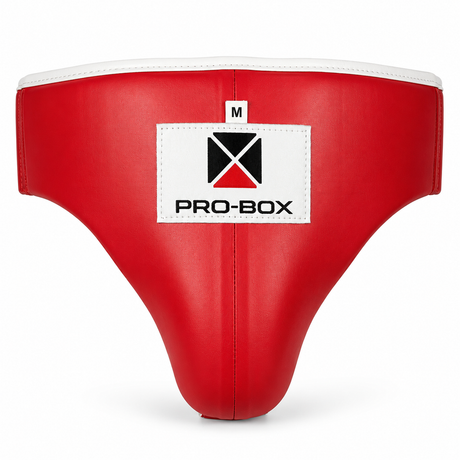 Pro-Box Base-Spar PU Abdo Guard Red