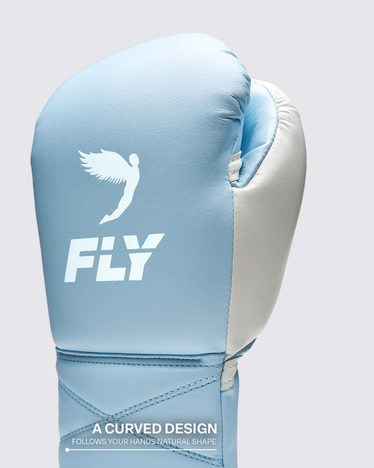 Fly Superlace Pro X 2 Boxing Gloves Powder Blue