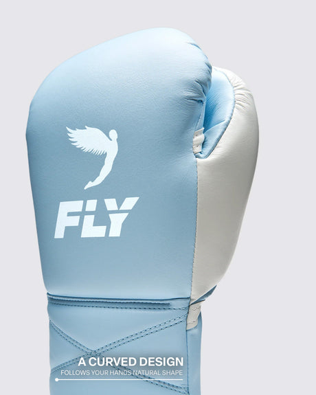 Fly Superlace Pro X 2 Boxing Gloves Powder Blue