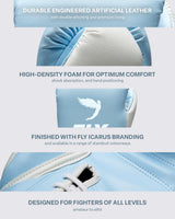 Fly Superlace Pro X 2 Boxing Gloves Powder Blue