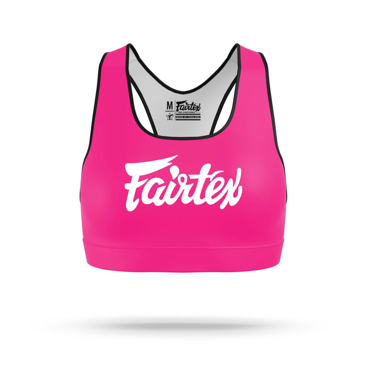 Fairtex SB1 Classic Sports Bra Pink/White