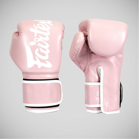 Fairtex bgv14 luvas de boxe de microfibra rosa