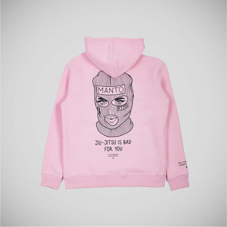 Manto x ktof balaclava hoodie ροζ
