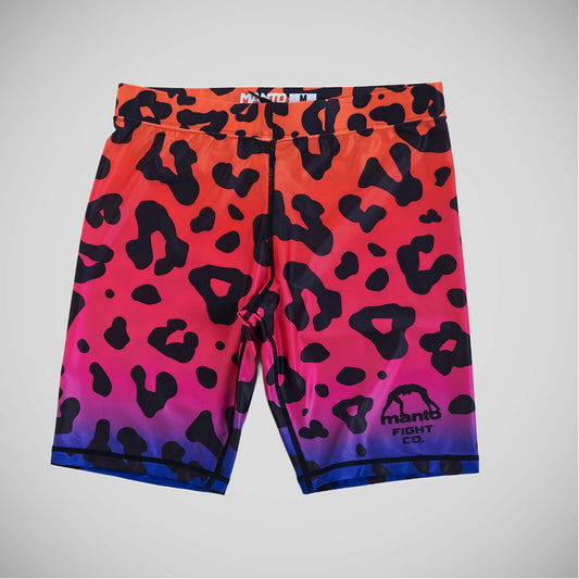 Pink/Orange Manto Leopard Vale Tudo Shorts