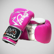 Pink/White Rival RB7 Fitness Plus Bag Gloves
