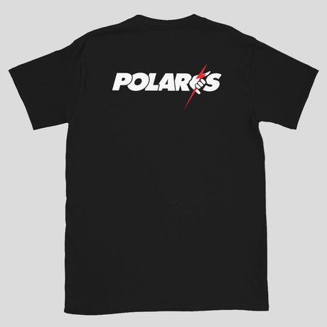 Polaris Bolt Logo Men's T-Shirt Black Back