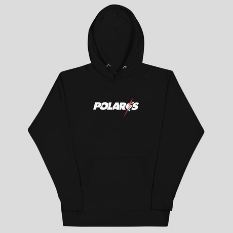 Polaris Bolt Unisex Hoodie in Black 2