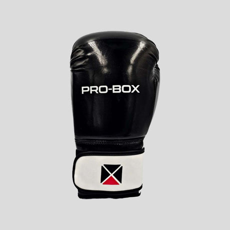Pro-Box Club Spar Senior Boxing Gloves Black/White (Ny)