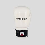 Pro-Box Club Spar Senior Boxing Gloves White/Black (جديد)