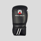 Pro-Box PU Club Essentials Старшие спарринг-перчатки черные/белые (новая)