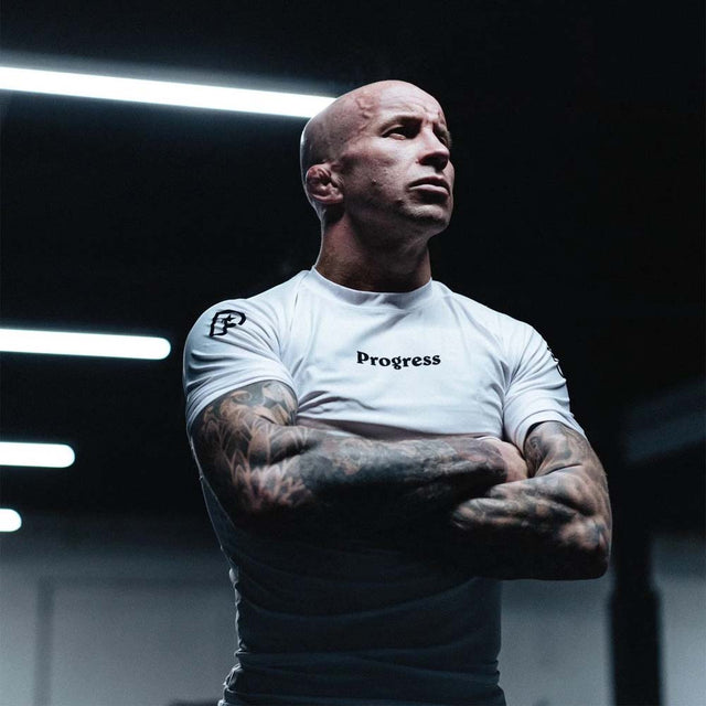 Progress Academy Rash Guard White