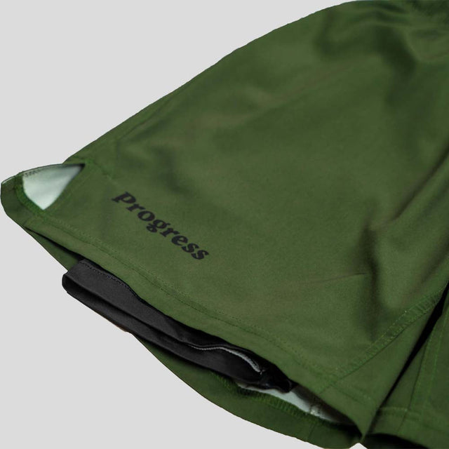 Progress Academy+ Hybrid Shorts Khaki