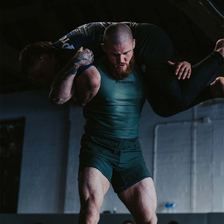 Progress Academy+ Hybrid Shorts Khaki