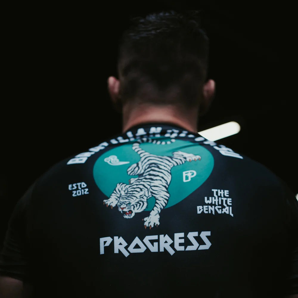 İlerleme Bengal döküntü koruyucusu siyah/beyaz