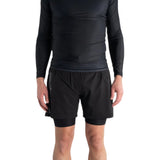 Voortgang flex hybride shorts zwart