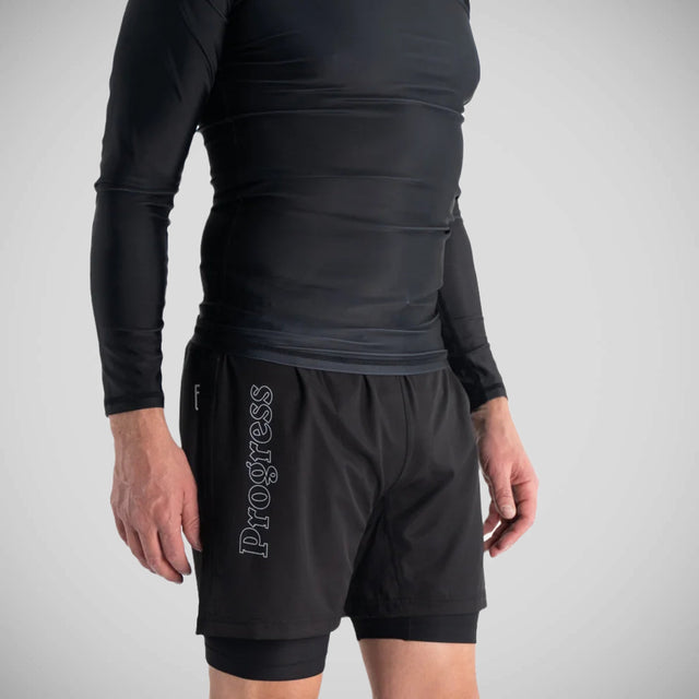 Progress Flex Hybrid Shorts Black
