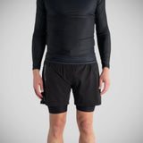Voortgang flex hybride shorts zwart