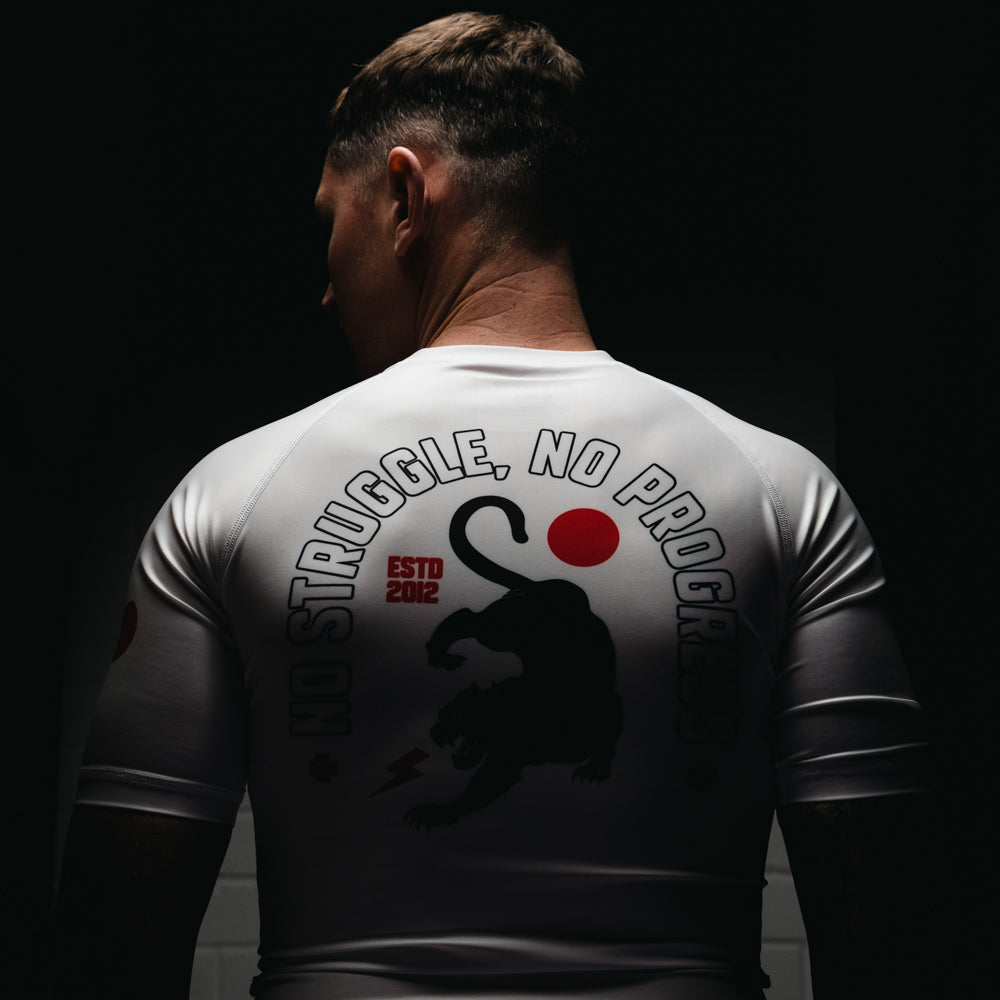 Progress Panther Rash Guard White