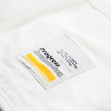 Fremgang stiftelsen tre BJJ Gi White