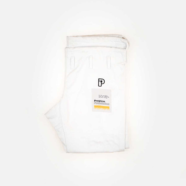 Progress The Foundation Three BJJ Gi White