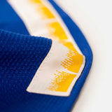 Voortgang de stichting drie bjj gi blauw