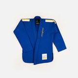Voortgang de stichting drie bjj gi blauw
