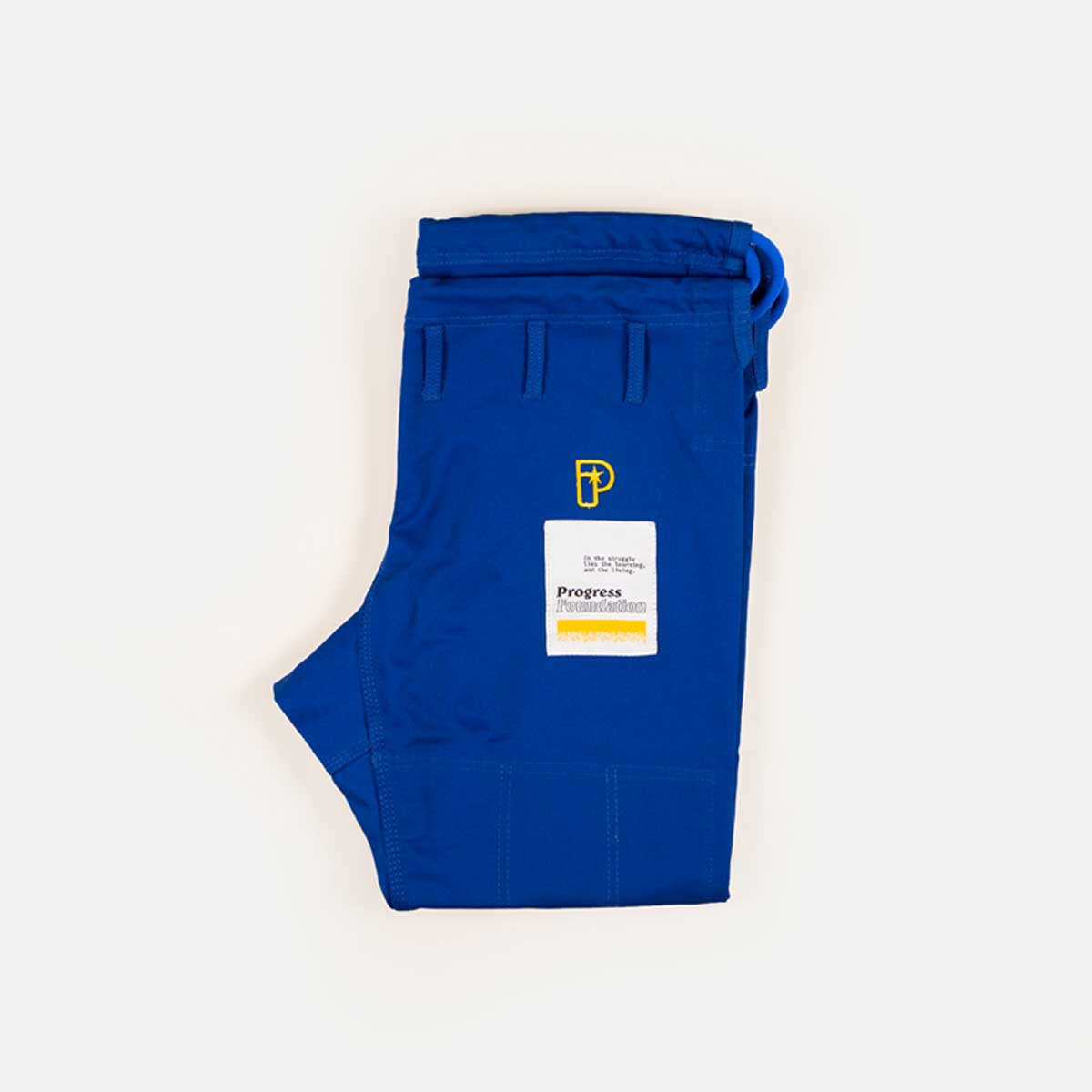 Voortgang de stichting drie bjj gi blauw