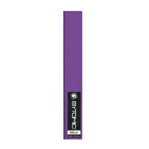 Purple Bytomic Solid Colour Martial Arts Belt