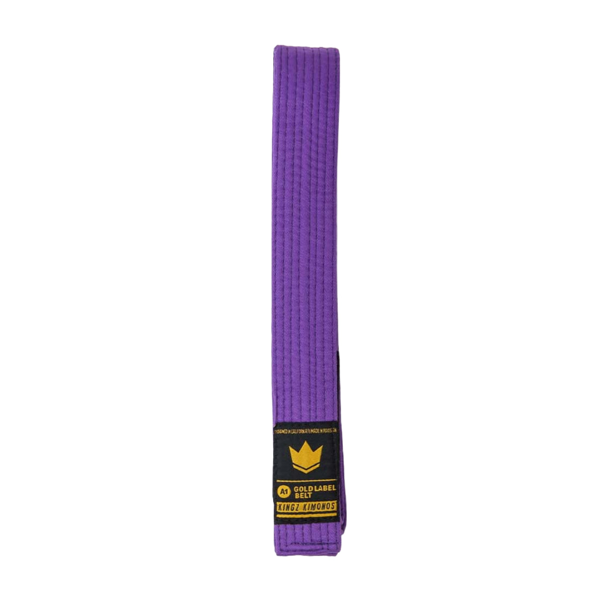 Purple Kingz Golden Label V2 BJJ Belt   