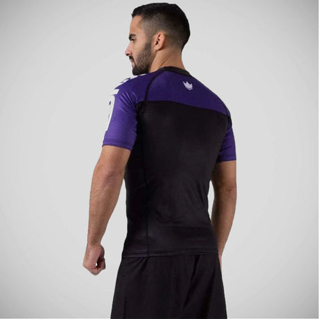 Kingz rangierte Performance Kurzärmelichtspurpurpur lila