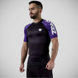 Кінгз -рейтинг виступу з коротким рукавом висипання фіолетово