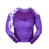 Hyperfly Supreme Edge rangierte Long Sleeve Rash Guard Lila