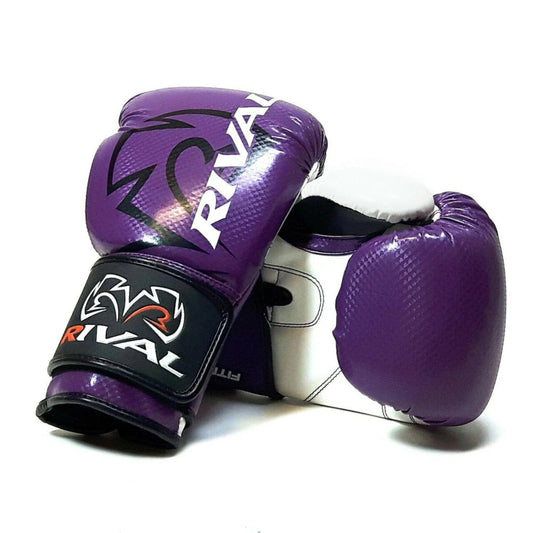 Purple/White Rival RB7 Fitness Plus Bag Gloves