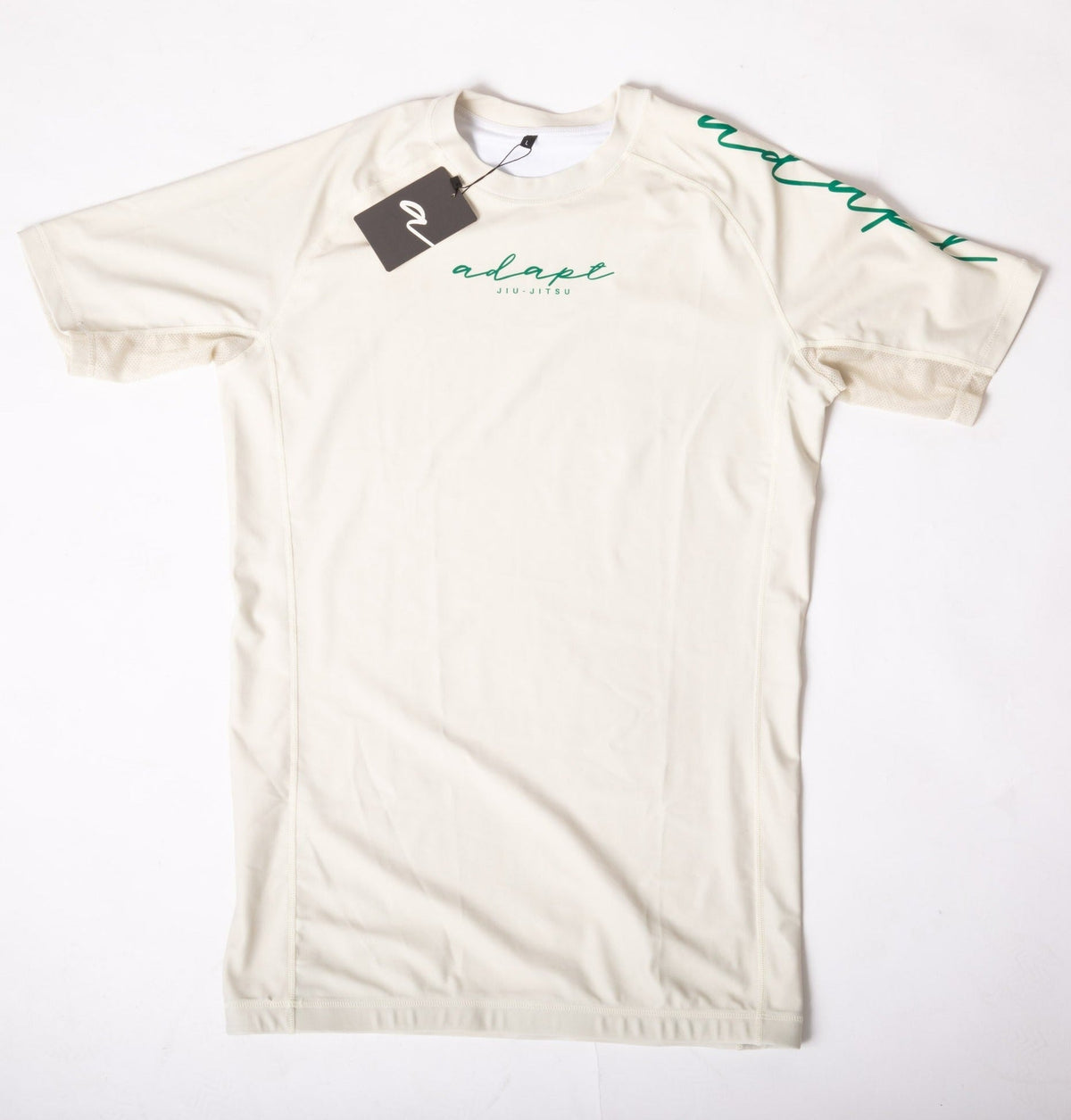 Adapt Jiu-Jitsu Mens Classic Rash Guard Irish Cream