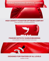 Fly Superlace Pro X 2 Boxing Gloves Red