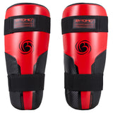 Bytomic intérprete Carbon Evo Shin Guards Red/Black