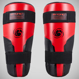 Bytomic intérprete Carbon Evo Shin Guards Red/Black