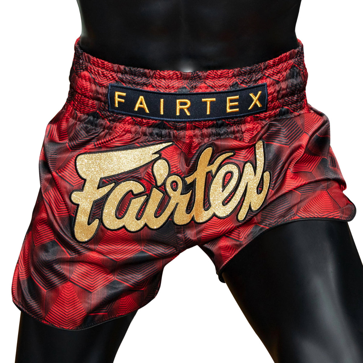 Fairtex BS1919 Rodtang Muay Thai Shorts Rot/Schwarz